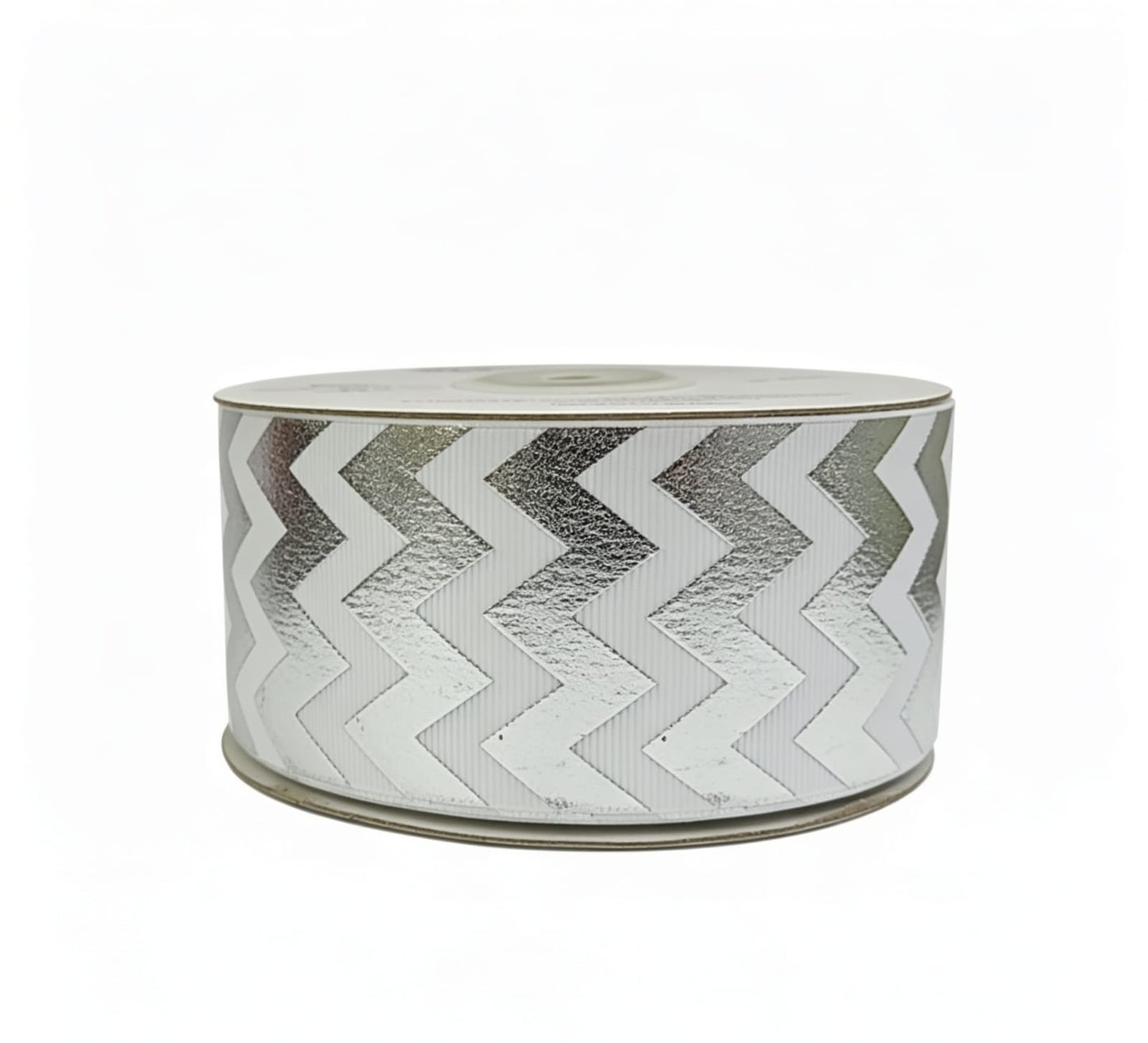 Popotillo Blanco Metalico Plata #12