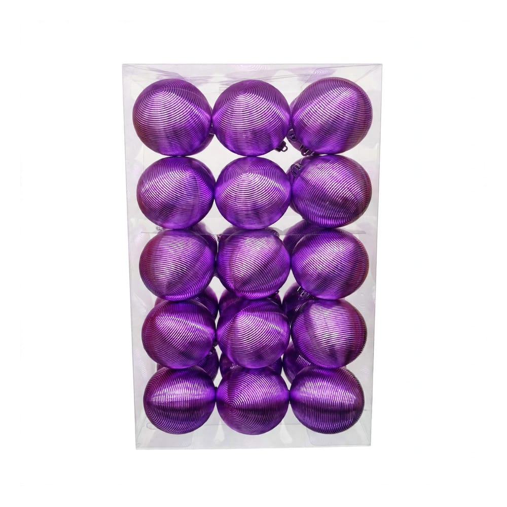 Esfera Navidad #6 30 PZ (6 CM) MODELO YE25B204-2