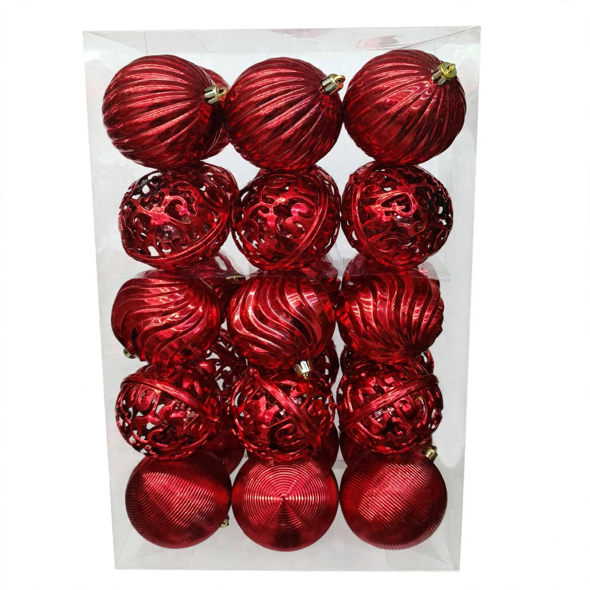 Esfera Navidad #8 30 PZ (8 CM) MODELO YE25B504-1-8