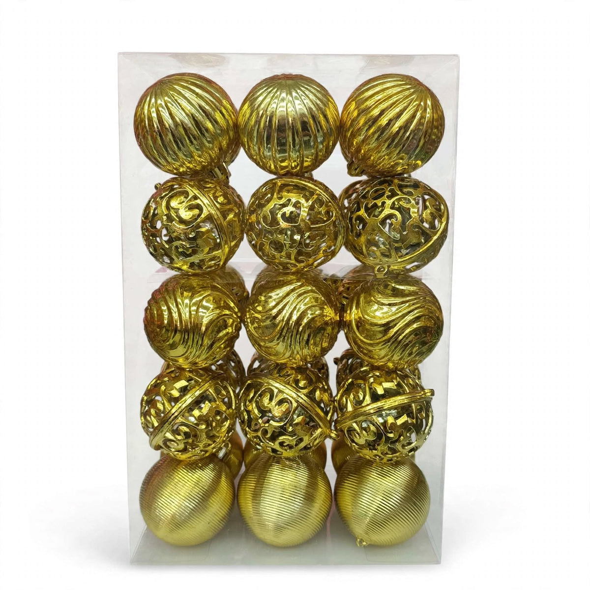 Esfera Navidad #6 30 PZ (6 CM) MODELO YE25B504-1