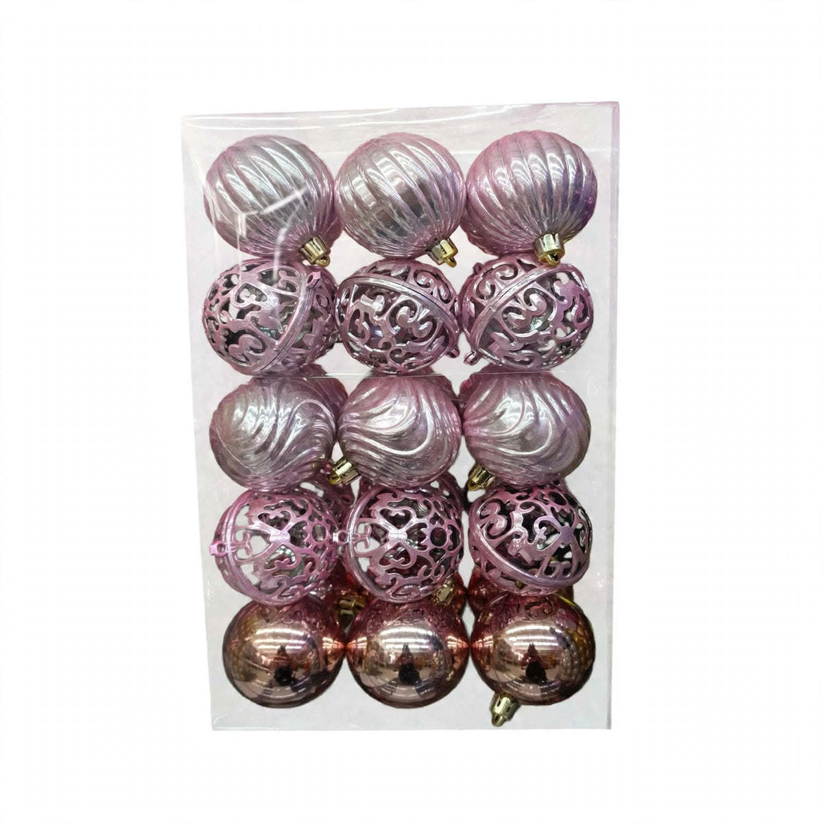 Esfera Navidad #6 30 PZ (6 CM) MODELO YE25B504-1