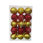 Esfera Navidad #6 30 PZ (6 CM) MODELO YE25B504-1