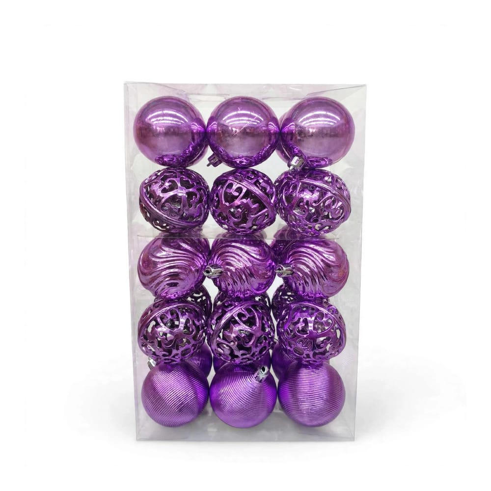 Esfera Navidad #6 30 PZ (6 CM) MODELO YE25B504-1