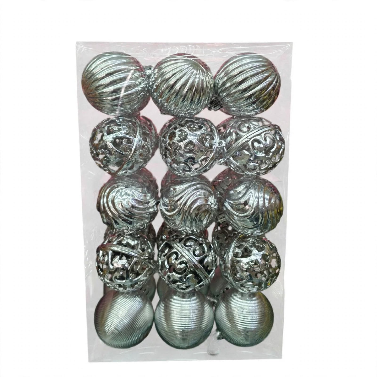 Esfera Navidad #6 30 PZ (6 CM) MODELO YE25B504-1