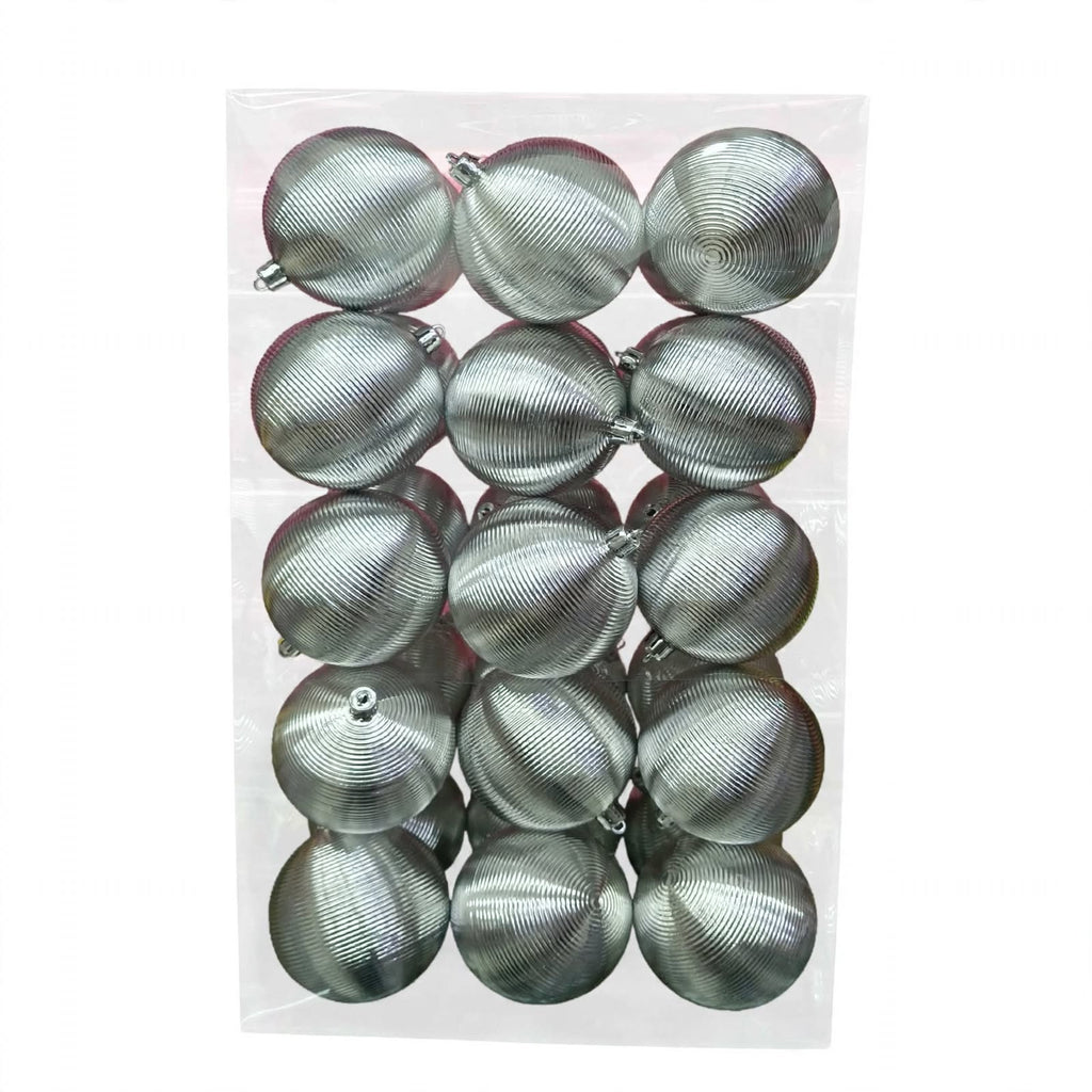 Esfera Navidad #8 30 PZ (8 CM) MODELO YE25B504-3