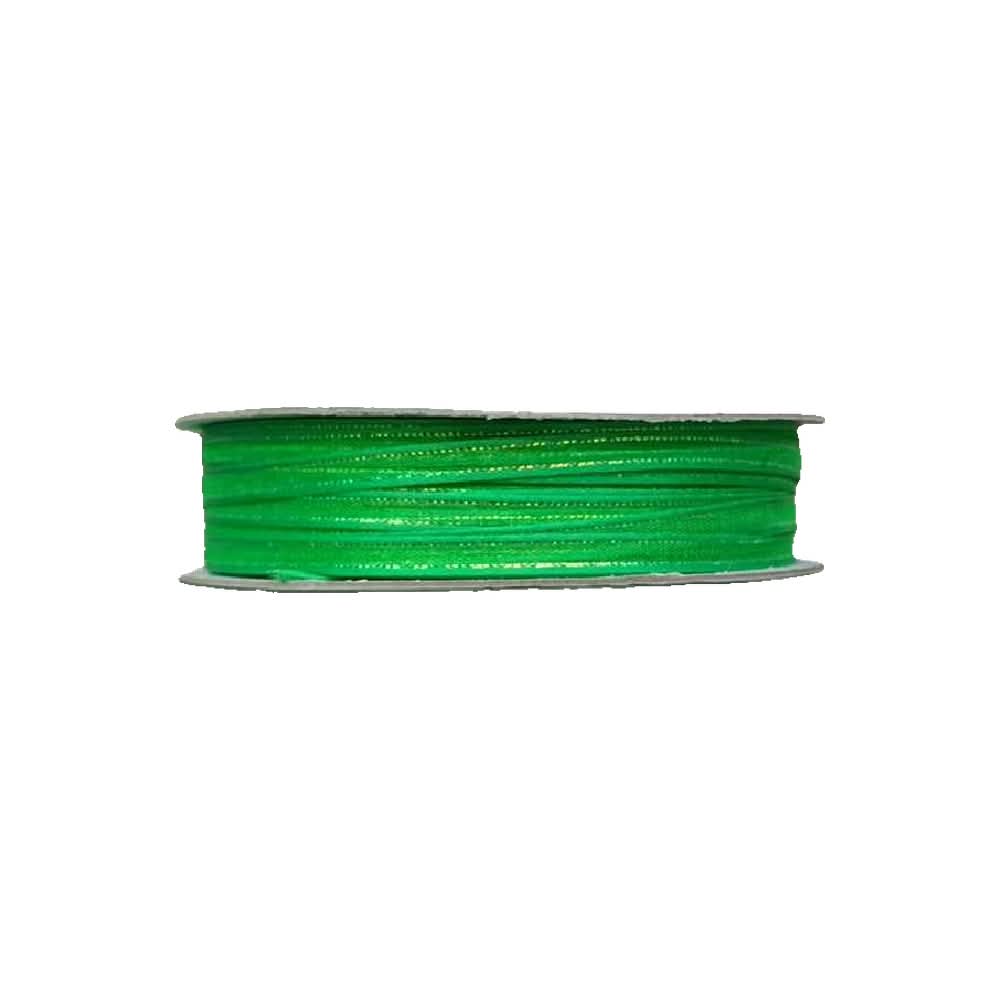 Listón de Organza con Orilla Satinada y Filo Iridiscente #0 (0.30 cm)